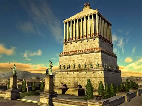  Het Mausoleum van Halikarnassus: Een Antiek Mysterie Voor Architectuurliefhebbers!